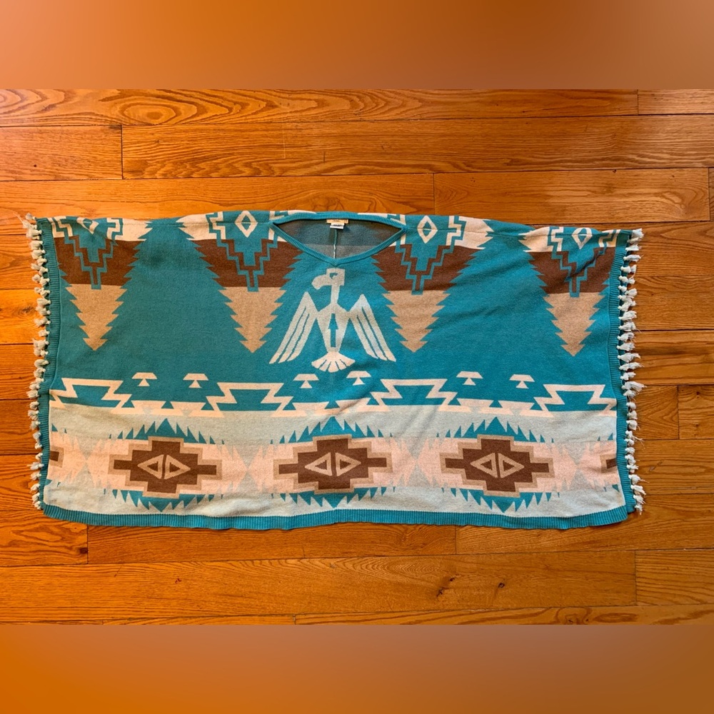 Tasha Polizzi Turquoise Thunderbird Poncho - Picture 6 of 6